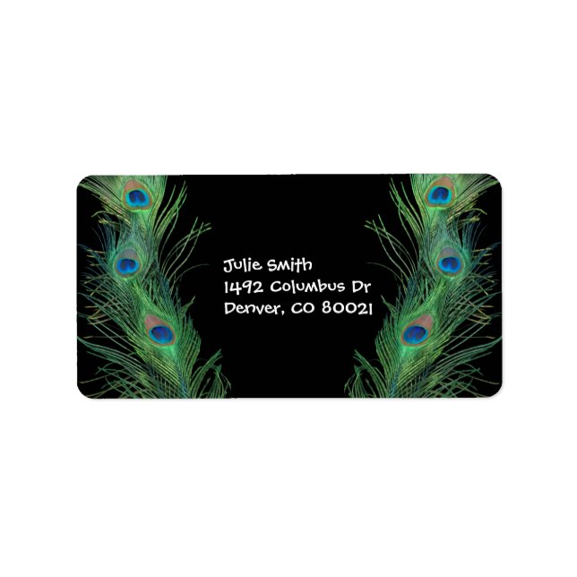 Etiqueta Penas verdes com preto (Frente)