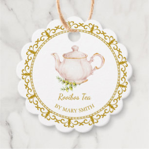 Etiqueta Pendente de Chá de Rooibos Caseiro para B