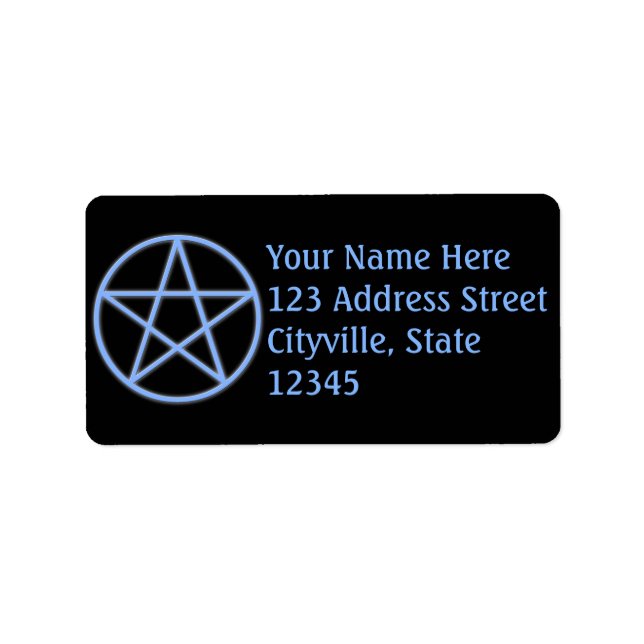 Etiqueta Pentáculo do Falln Pagan (Frente)