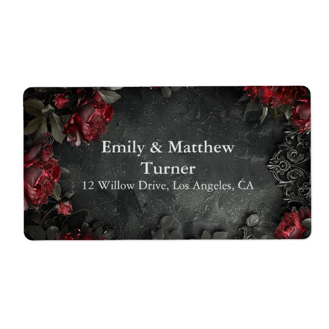 Etiqueta Peões Góticos Barrocos (Frente)