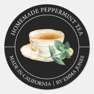 Etiqueta Peppermint Tea Modern