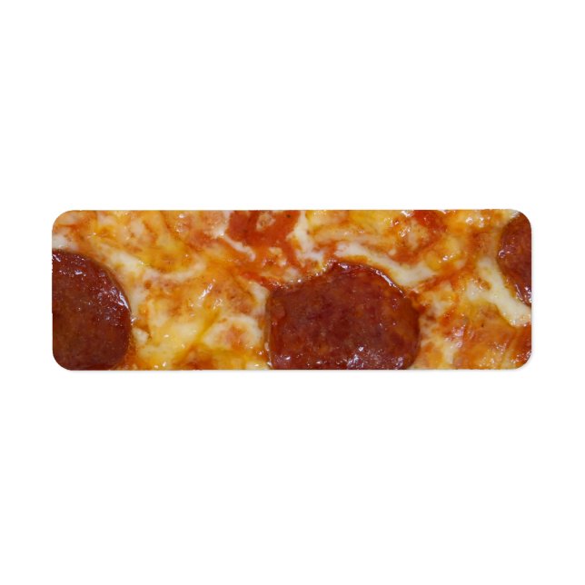 Etiqueta Pepperoni Pizza (Frente)
