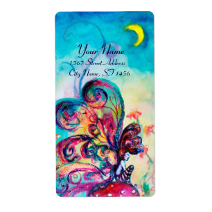 ETIQUETA PEQUENO ELF DE COGUMELOS