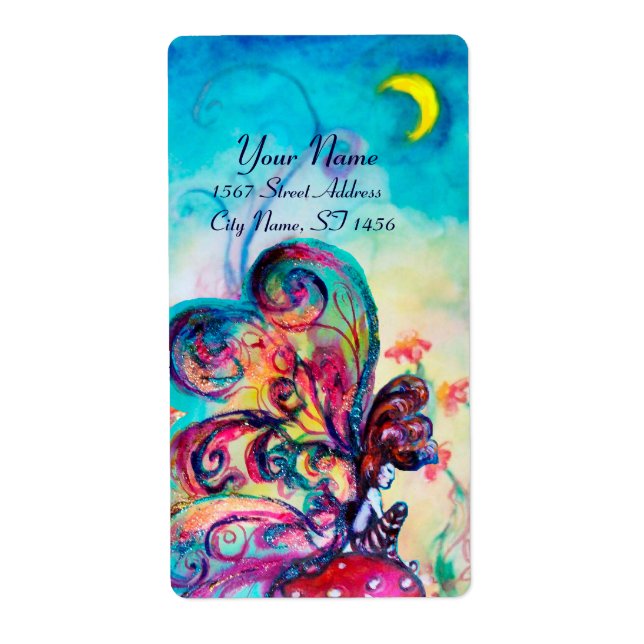 ETIQUETA PEQUENO ELF DE COGUMELOS (Frente)