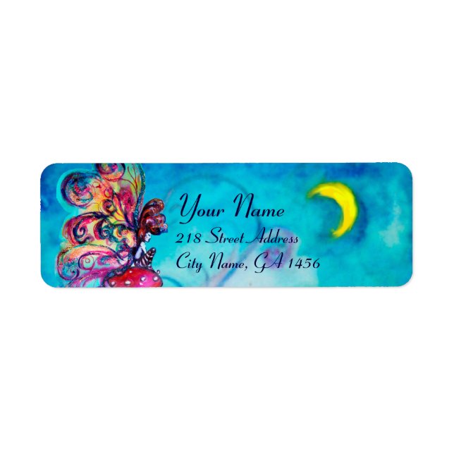 ETIQUETA PEQUENO ELF DE COGUMELOS (Frente)