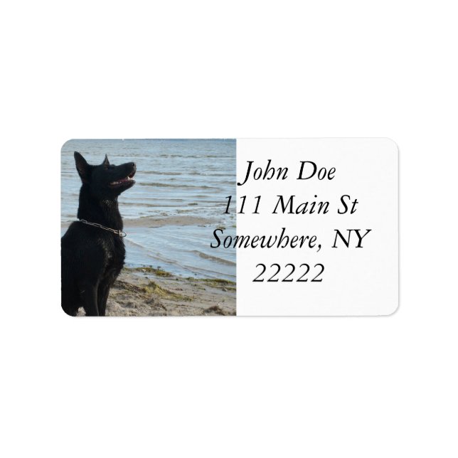 Etiqueta Perfil Alsaciano Preto (Frente)