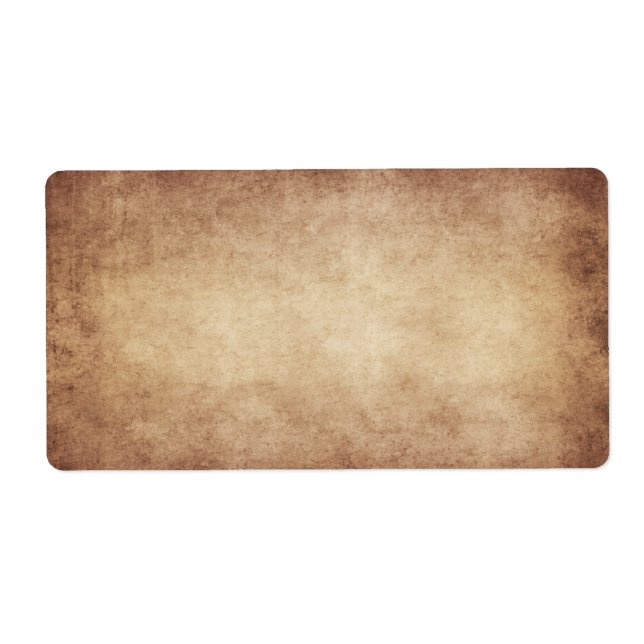 Etiqueta Pergaminho de Vintage - Antecipação de Papel Antiq (Frente)