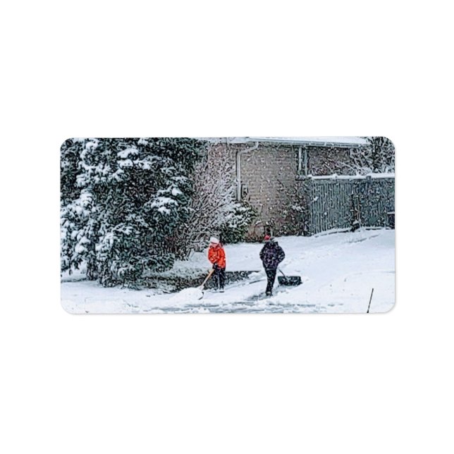 Etiqueta período de Natal (Frente)