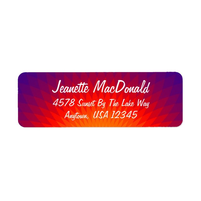 Etiqueta Personalização da Luz Antecipada do Dawn (Frente)