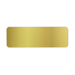 Etiqueta Personalização Dourada do Modelo