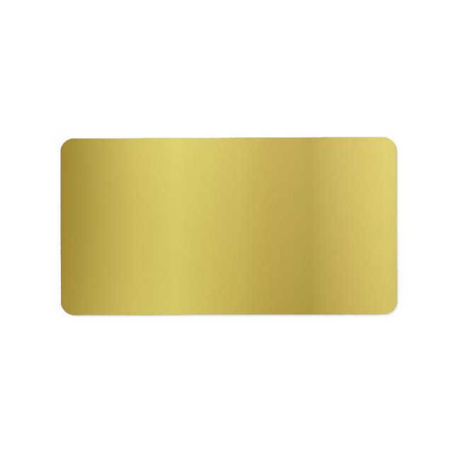 Etiqueta Personalização Dourada do Modelo Back (Frente)