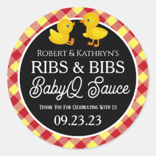 Etiqueta Personalizada Bibs & Ribs BabyQ