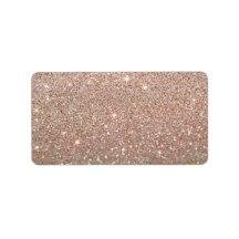 Etiqueta Personalizada - Cabeça de Rosa Dourada Gl