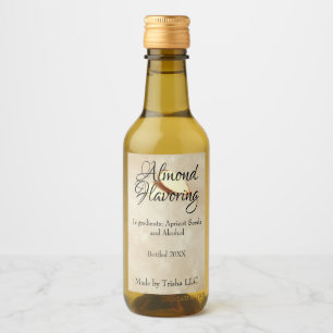 Etiqueta Personalizada de Aromação de Amêndoa