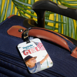 Etiqueta Personalizada de Bagagem American Girl