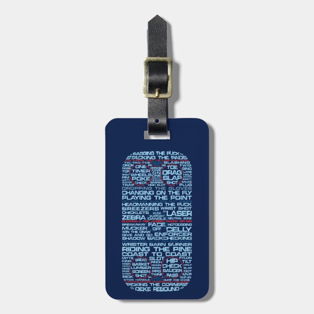 Etiqueta Personalizada de Bagagem com Tampas de Ho (Frente Vertical)