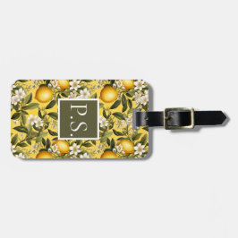 Etiqueta Personalizada de Bagagem de Limão