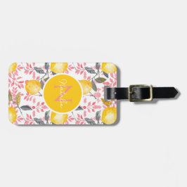 Etiqueta Personalizada de Bagagem de Limão