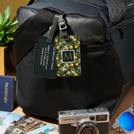 Etiqueta Personalizada de Bagagem de Limão