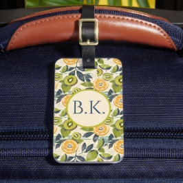 Etiqueta Personalizada de Bagagem de Limão Kiwi de