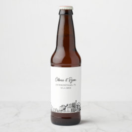 Etiqueta personalizada de cerveja Jacksonville Lan