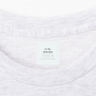 etiqueta personalizada de colcha personalizada