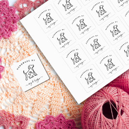 Etiqueta personalizada de ferro para artesão com í