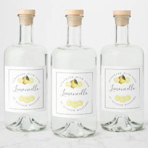 Etiqueta Personalizada De Limoncello