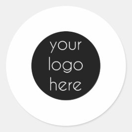 Etiqueta personalizada de logotipo de empresa bran