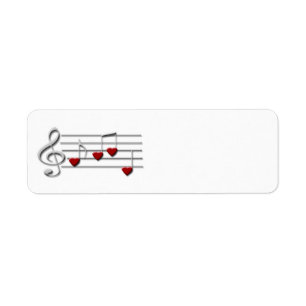 Etiqueta personalizada de música do CD clef