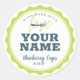 Etiqueta Personalizada de Papel + Seu Nome