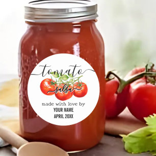 Etiqueta Personalizada de tomate Salsa Homemade