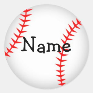 Etiqueta personalizada do basebol