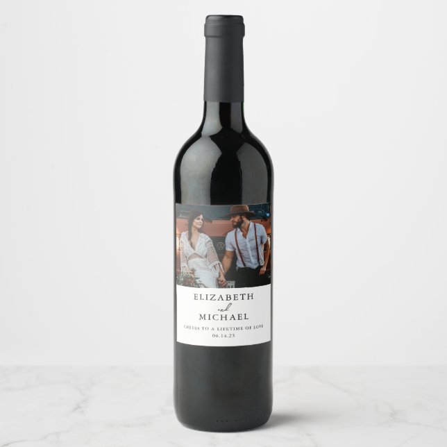 Etiqueta Personalizada do Vinho Fotográfico Etique (Frente)