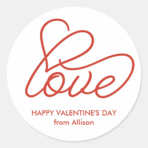 Etiqueta personalizada feliz dia dos namorados do