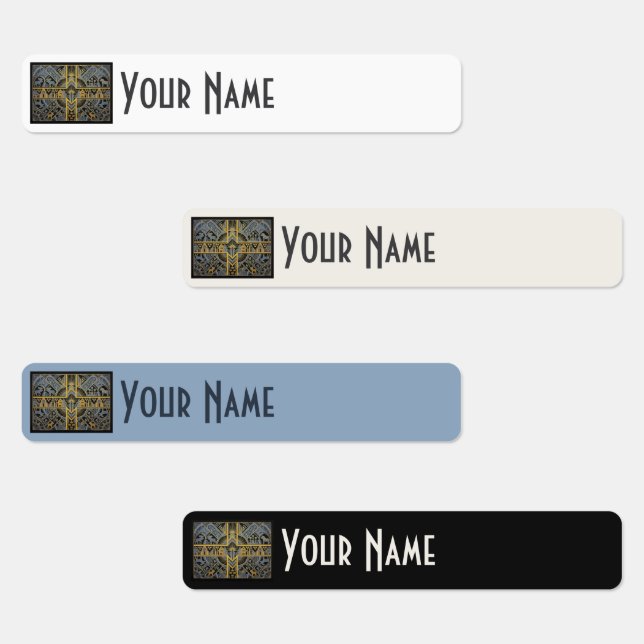 Etiqueta Personalizada Impermeável Bandeira da Sué (Grupo)