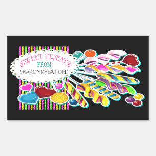 Etiqueta personalizada monograma dos doces