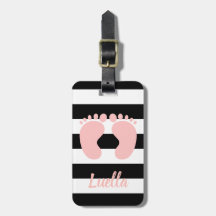 Etiqueta personalizada para bagagem de bebê