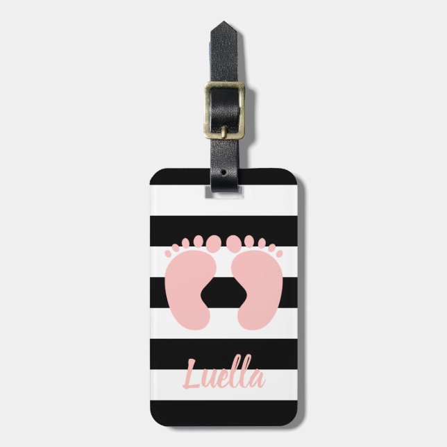 Etiqueta personalizada para bagagem de bebê (Frente Vertical)