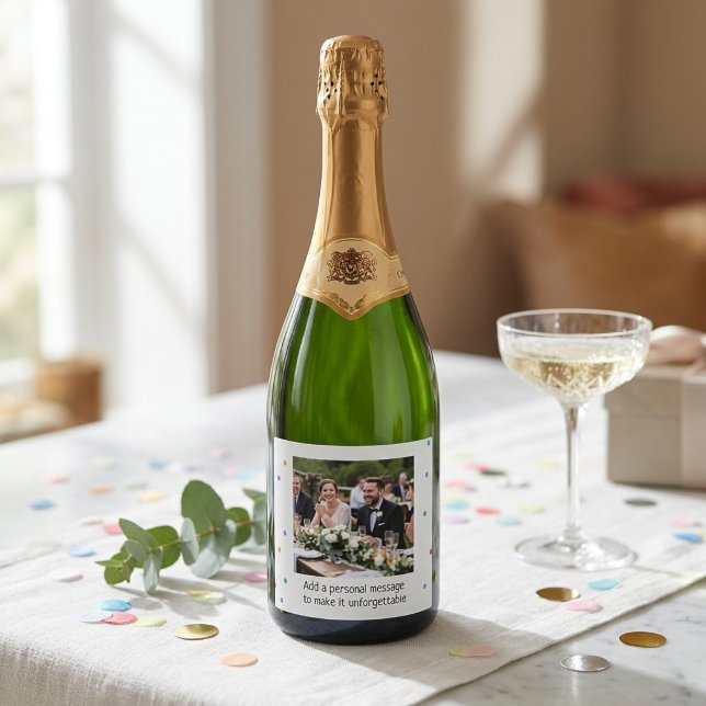 Etiqueta Personalizada para Prosecco – Presente de (Criador carregado)