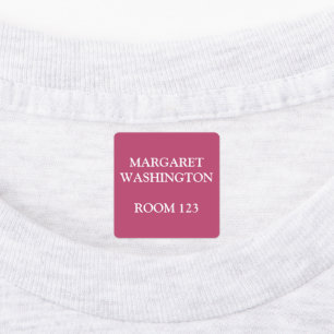 Etiqueta Personalizada para Roupas de Casa Residen