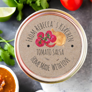 Etiqueta Personalizada Salsa Canning