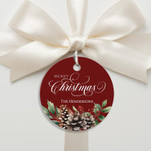 Etiqueta Personalizada Tipografia de Natal