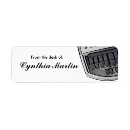 Etiqueta Personalizado da escrivaninha dos autocolantes do