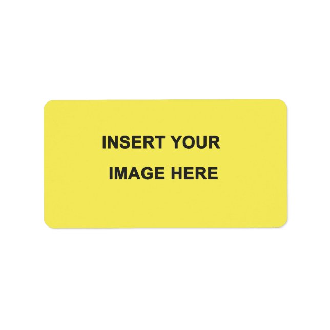 Etiqueta Personalizar (Frente)