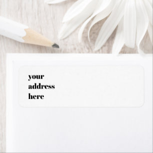 Etiqueta Personalizar ou Personalizar