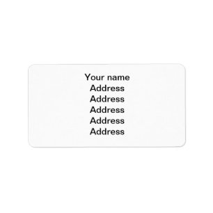 Etiqueta Personalizar seu próprio personalizado