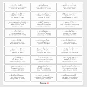 Etiqueta personalizável de etiquetas de endereço