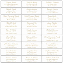 Etiqueta personalizável de etiquetas de endereço d