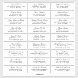 Etiqueta personalizável de etiquetas de endereço d